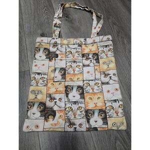 Persian Calico Orange Tabby Cat Lover Book Bag Tote Bag Homemade